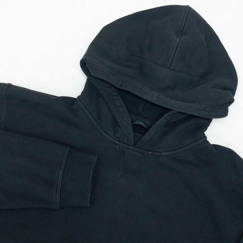 Lululemon All Yours Hoodie Womens Size 12 Black French Terry Pullover Sweatshirt